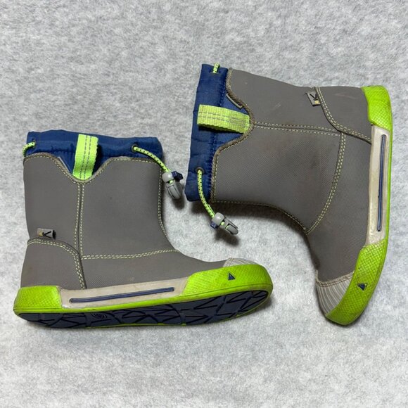 Keen Toddler Rainboot Size 11 Encanto 365 Waterproof Boot Gray Green Blue - Picture 8 of 11